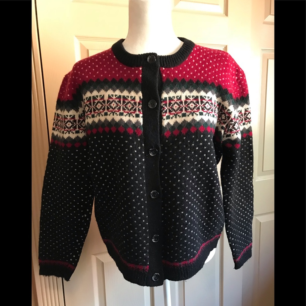 Yorkshire Knitting Co 100% Wool Sweater - Size M